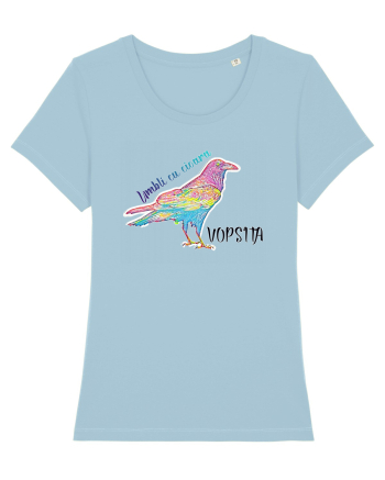 Cioara vopsita Sky Blue