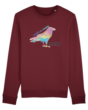 Cioara vopsita Burgundy