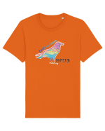 Cioara vopsita Tricou mânecă scurtă Unisex Rocker
