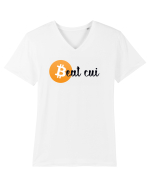 Beat cui Tricou mânecă scurtă guler V Bărbat Presenter