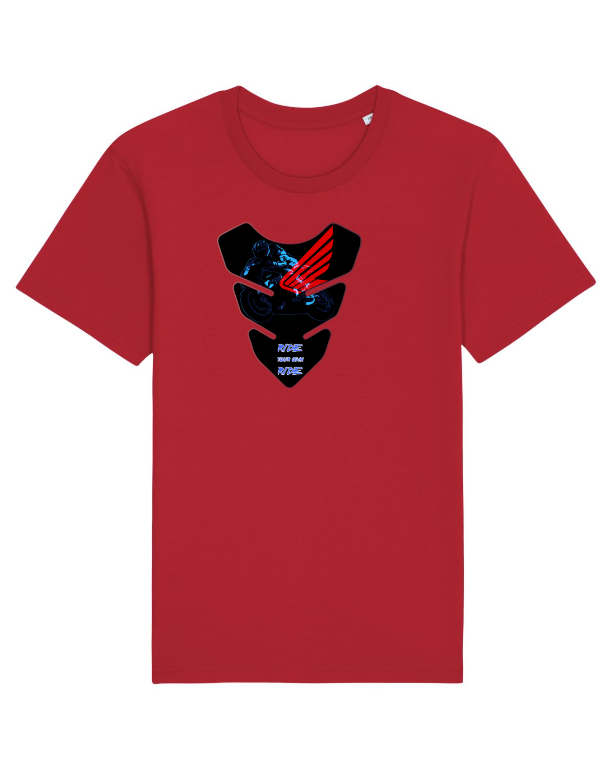 Tricou mânecă scurtă Unisex Rocker Red