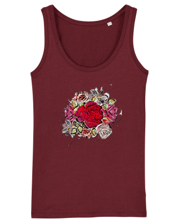 Buchet multicolor Burgundy
