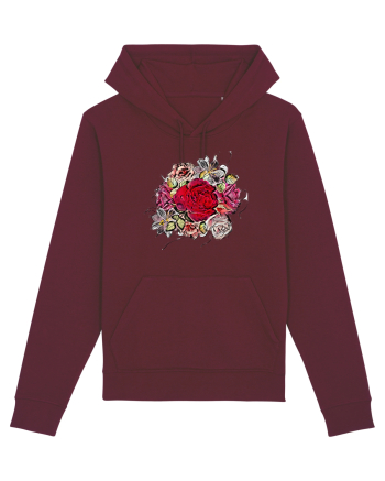 Buchet multicolor Burgundy