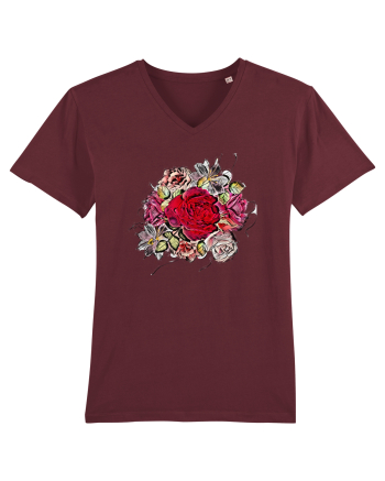 Buchet multicolor Burgundy