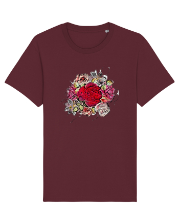 Buchet multicolor Burgundy