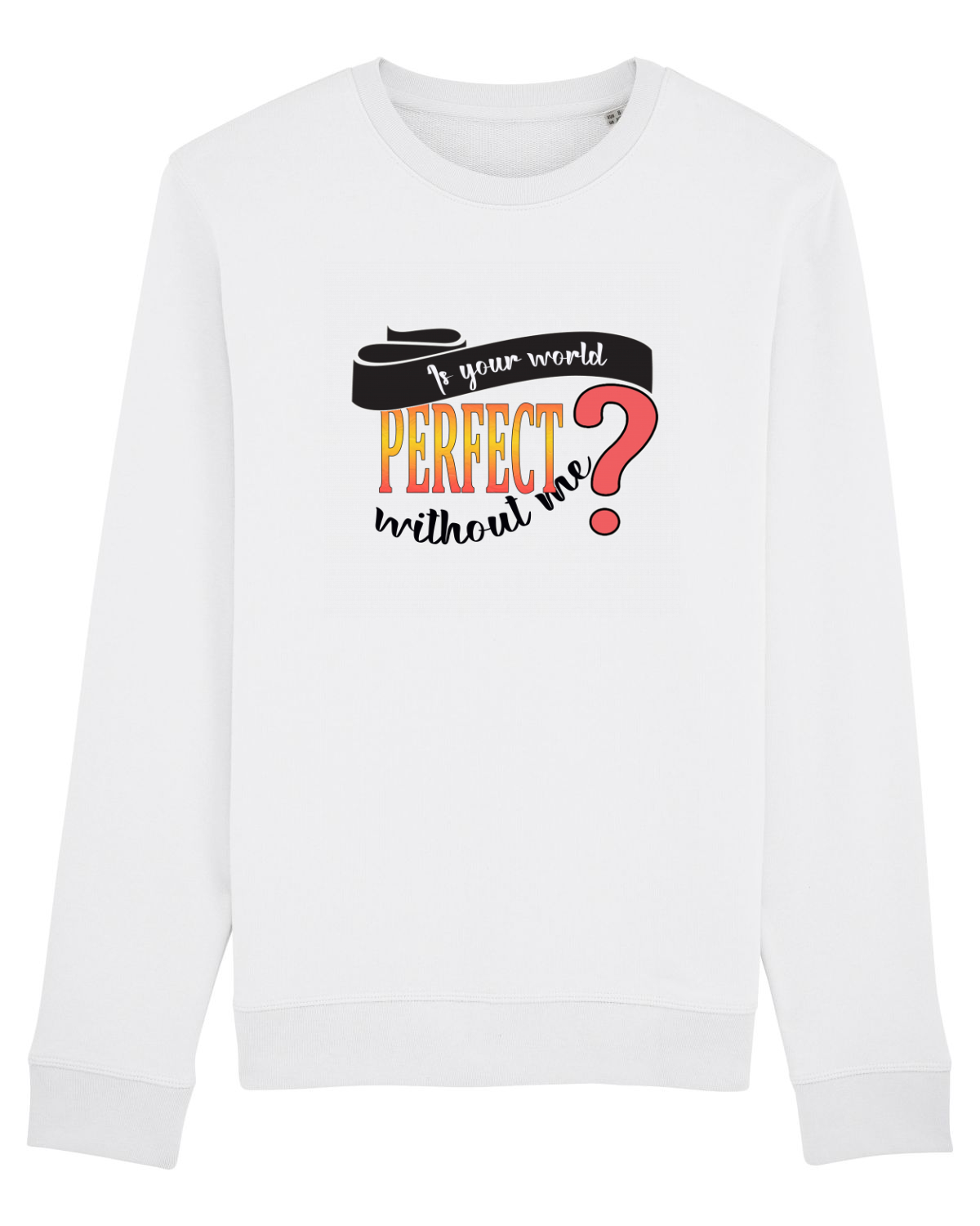 Bluză mânecă lungă Unisex Rise White
