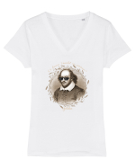 Hamlet Ofelia Shakespeare - gluma Tricou mânecă scurtă guler V Damă Evoker