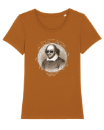 Hamlet Ofelia Shakespeare - gluma Tricou mânecă scurtă guler larg fitted Damă Expresser