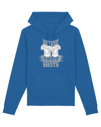 DON`T WORRY I`VE HAD BOTH MY SHOTS Royal Blue