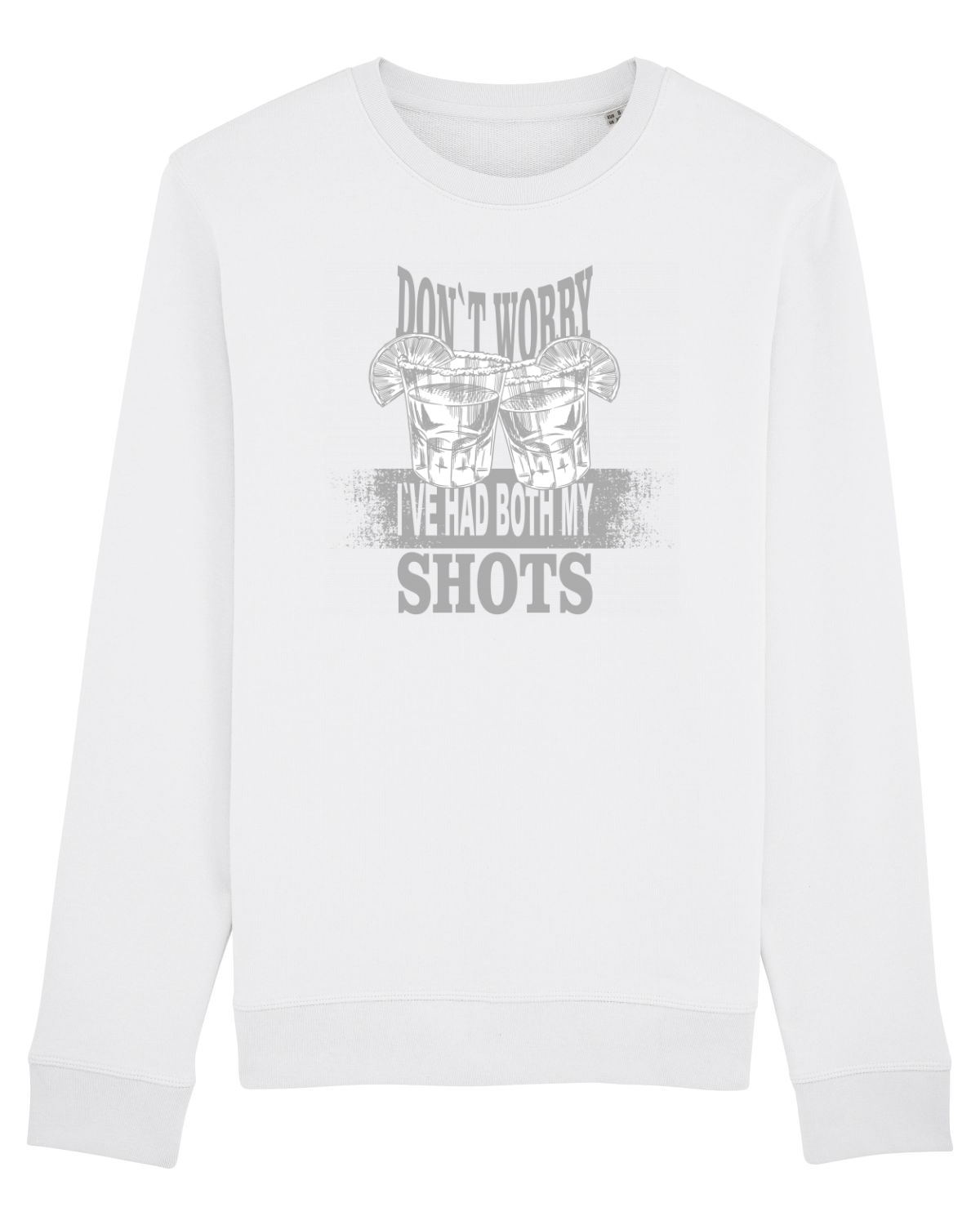Bluză mânecă lungă Unisex Rise White