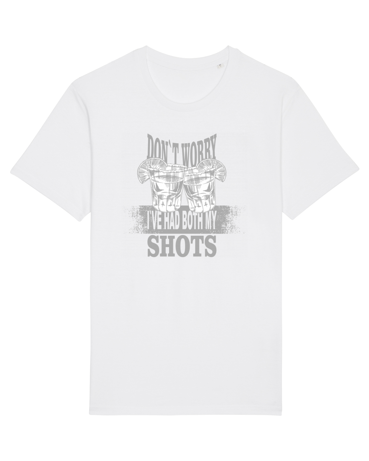 Tricou mânecă scurtă Unisex Rocker White