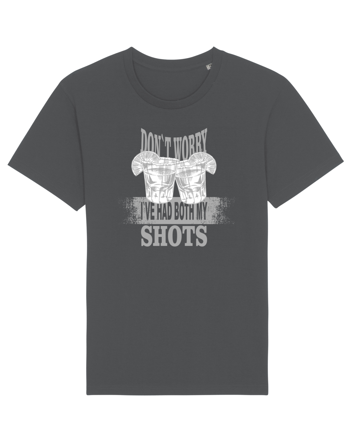 Tricou mânecă scurtă Unisex Rocker Anthracite