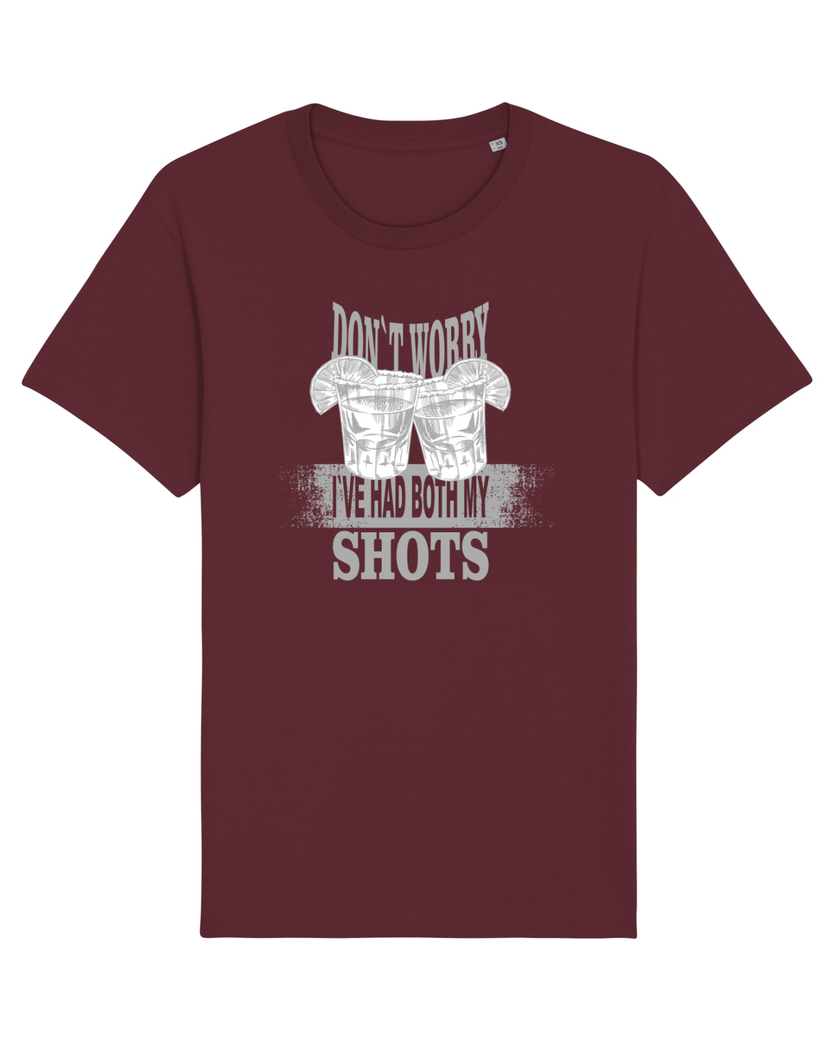 Tricou mânecă scurtă Unisex Rocker Burgundy