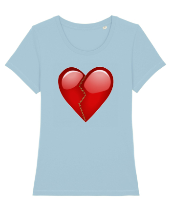 Just a heart Sky Blue
