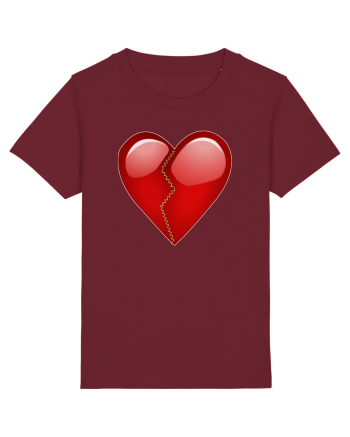 Just a heart Burgundy
