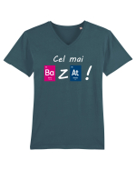 Cel mai bazat! Tricou mânecă scurtă guler V Bărbat Presenter