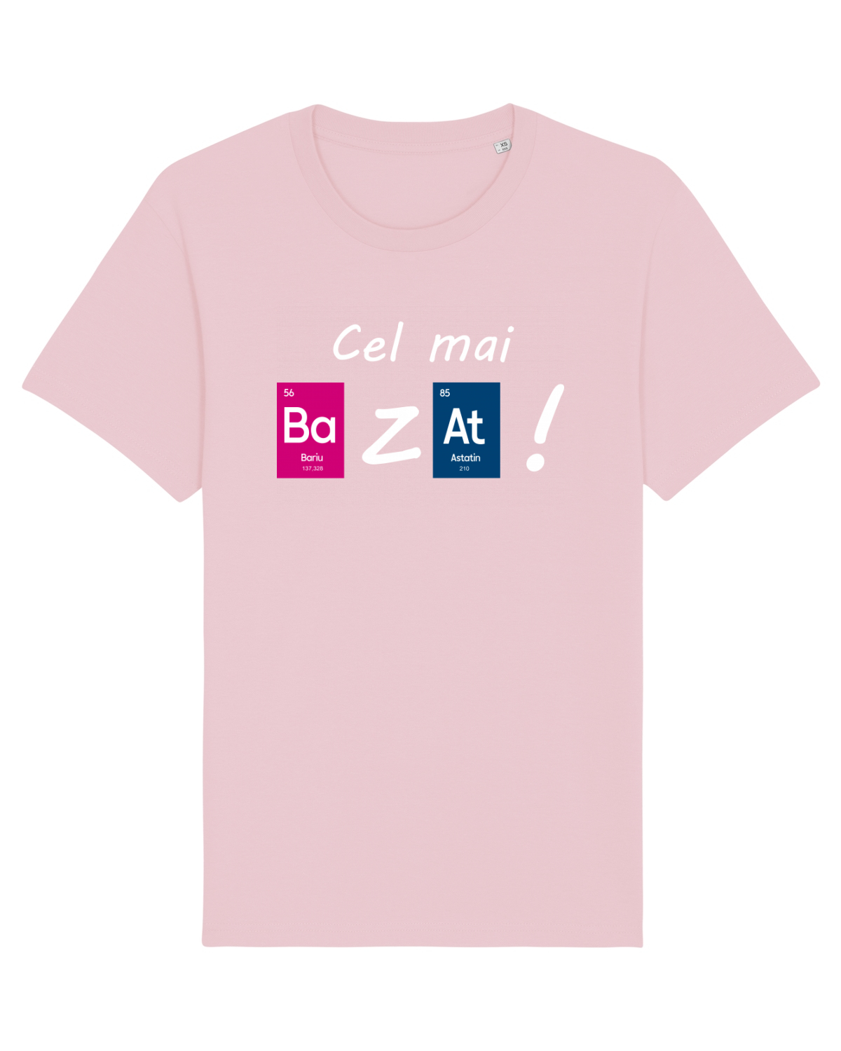 Tricou mânecă scurtă Unisex Rocker Cotton Pink