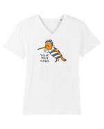 Colac peste pupăză 2 Tricou mânecă scurtă guler V Bărbat Presenter