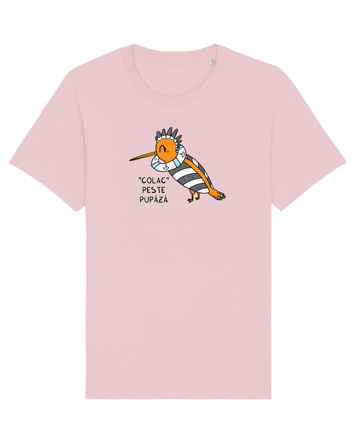 Tricou mânecă scurtă Unisex Rocker Cotton Pink