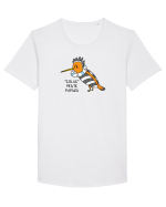 Colac peste pupăză 2 Tricou mânecă scurtă guler larg Bărbat Skater