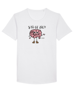 Știi ce zic? Tricou mânecă scurtă guler larg Bărbat Skater