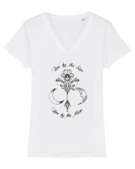 Live by the sun Tricou mânecă scurtă guler V Damă Evoker