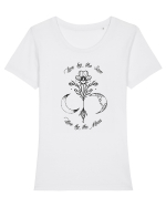 Live by the sun Tricou mânecă scurtă guler larg fitted Damă Expresser