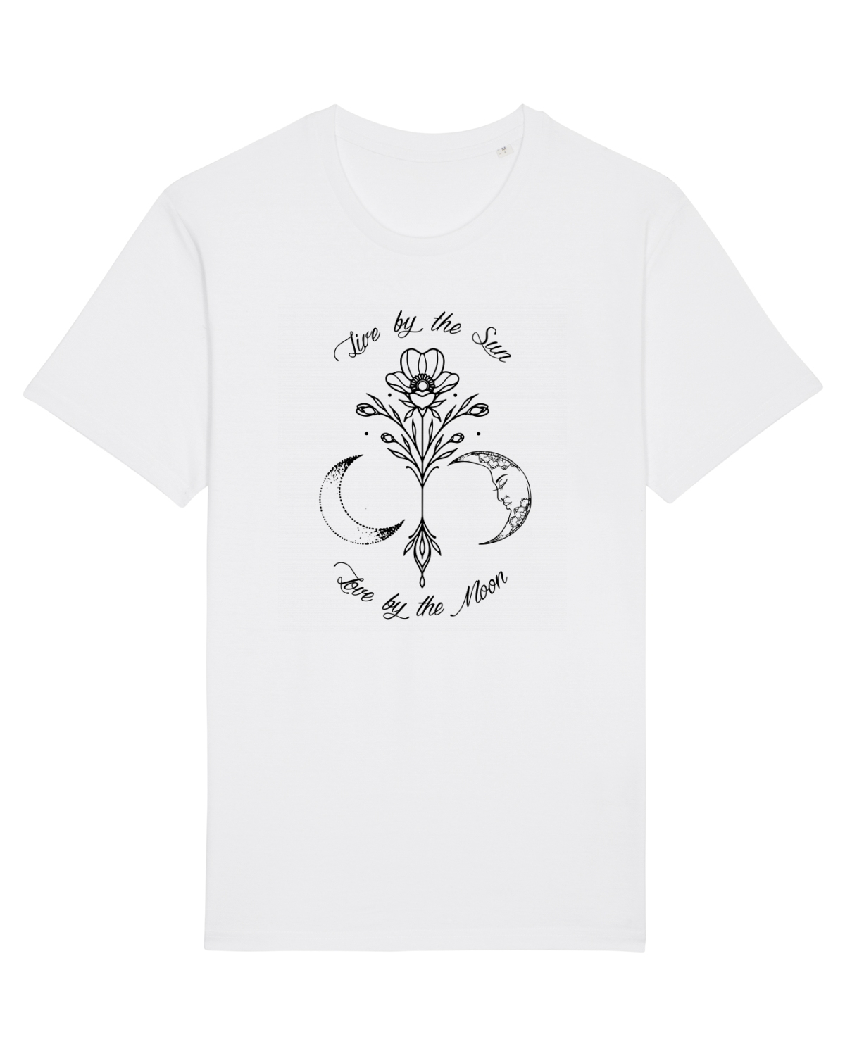 Tricou mânecă scurtă Unisex Rocker White