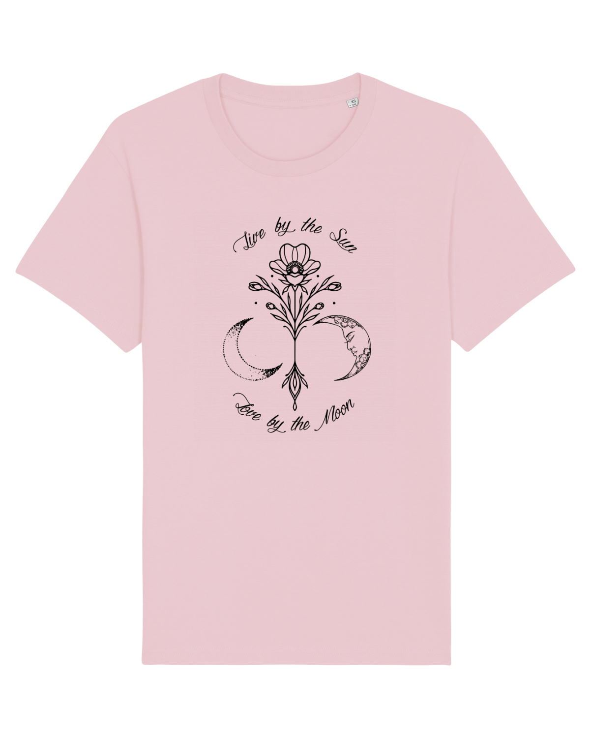 Tricou mânecă scurtă Unisex Rocker Cotton Pink