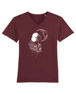 Moon Love Tricou mânecă scurtă guler V Bărbat Presenter