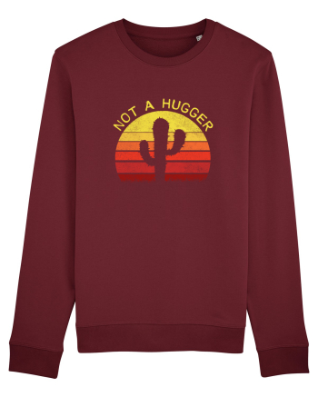 Funny - Not a hugger Burgundy