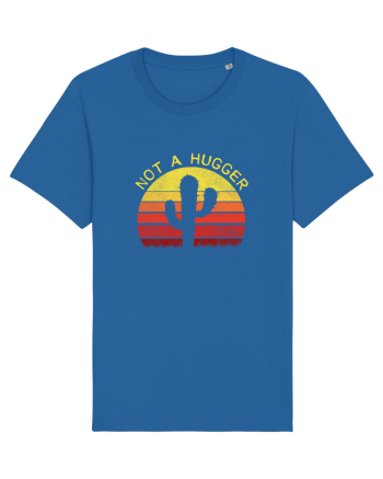 Funny - Not a hugger Royal Blue