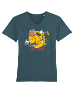 Fast food Tricou mânecă scurtă guler V Bărbat Presenter