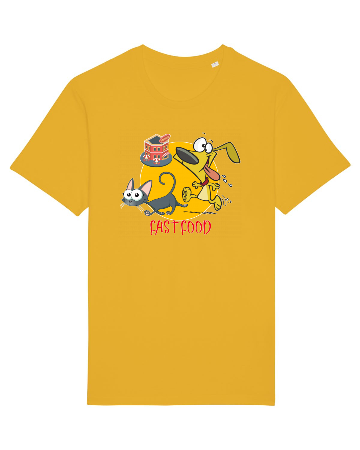 Tricou mânecă scurtă Unisex Rocker Spectra Yellow