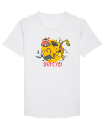 Fast food Tricou mânecă scurtă guler larg Bărbat Skater