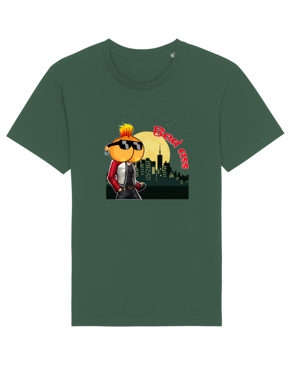 Tricou mânecă scurtă Unisex Rocker Bottle Green