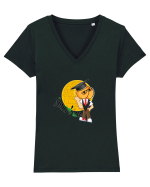 Smart ass Tricou mânecă scurtă guler V Damă Evoker