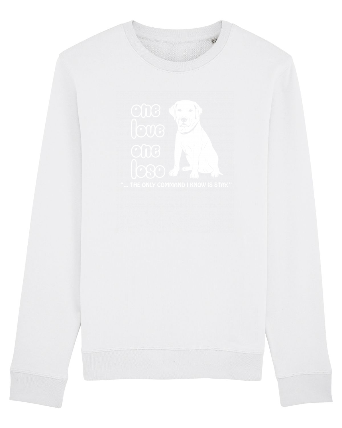 Bluză mânecă lungă Unisex Rise White