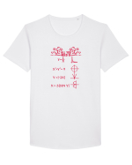 LOVE Tricou mânecă scurtă guler larg Bărbat Skater
