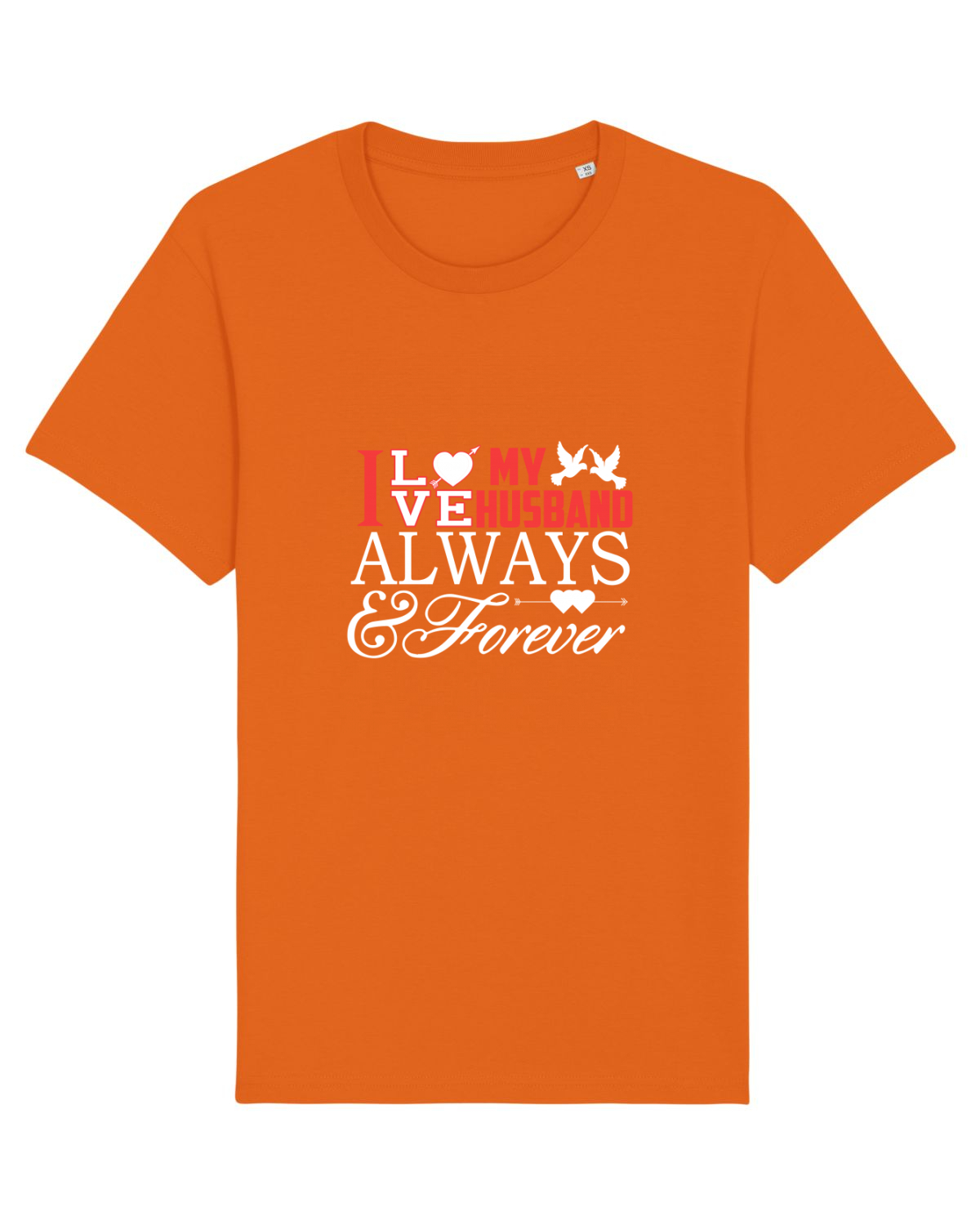 Tricou mânecă scurtă Unisex Rocker Bright Orange
