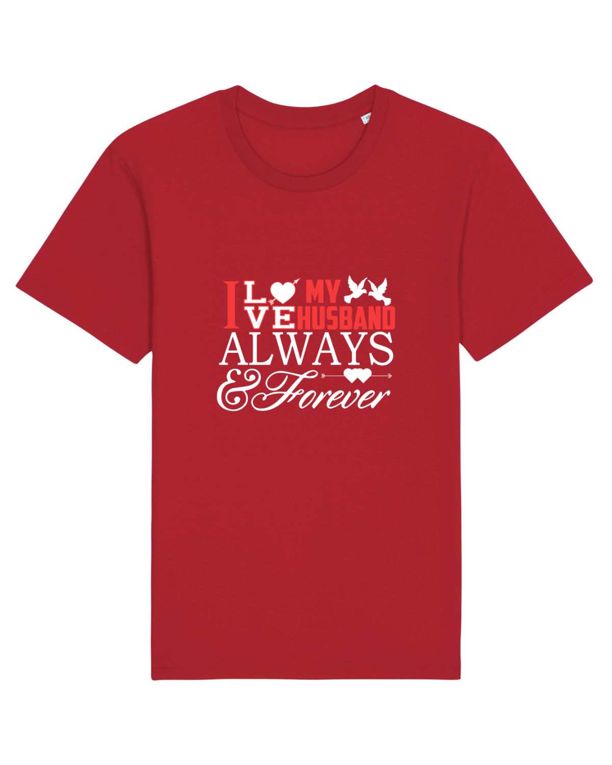 Tricou mânecă scurtă Unisex Rocker Red
