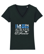 MY WIFE Tricou mânecă scurtă guler V Damă Evoker