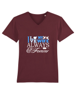 MY WIFE Tricou mânecă scurtă guler V Bărbat Presenter