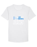 MY WIFE Tricou mânecă scurtă guler larg Bărbat Skater