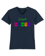 Caut Soluții Tricou mânecă scurtă guler V Bărbat Presenter