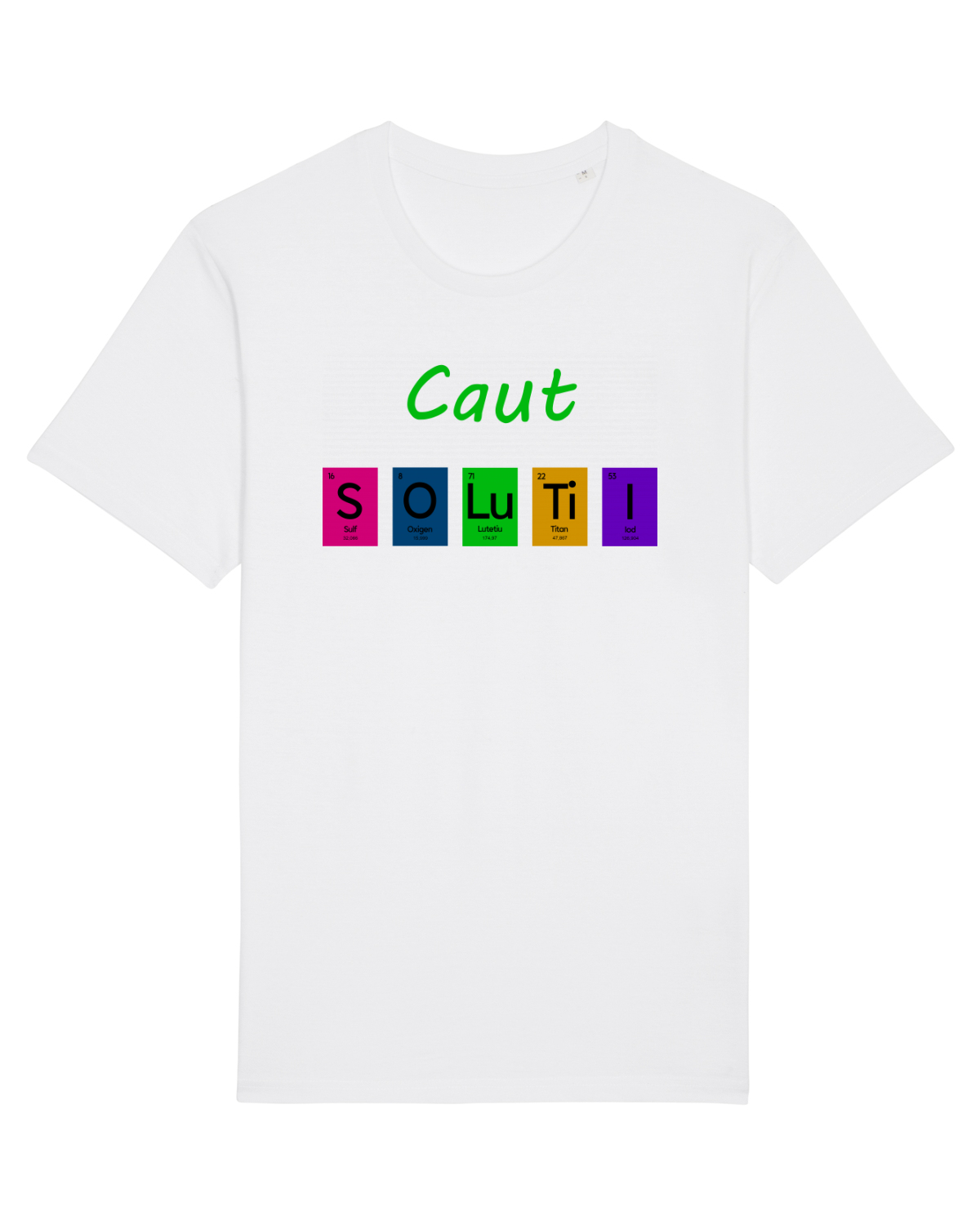 Tricou mânecă scurtă Unisex Rocker White