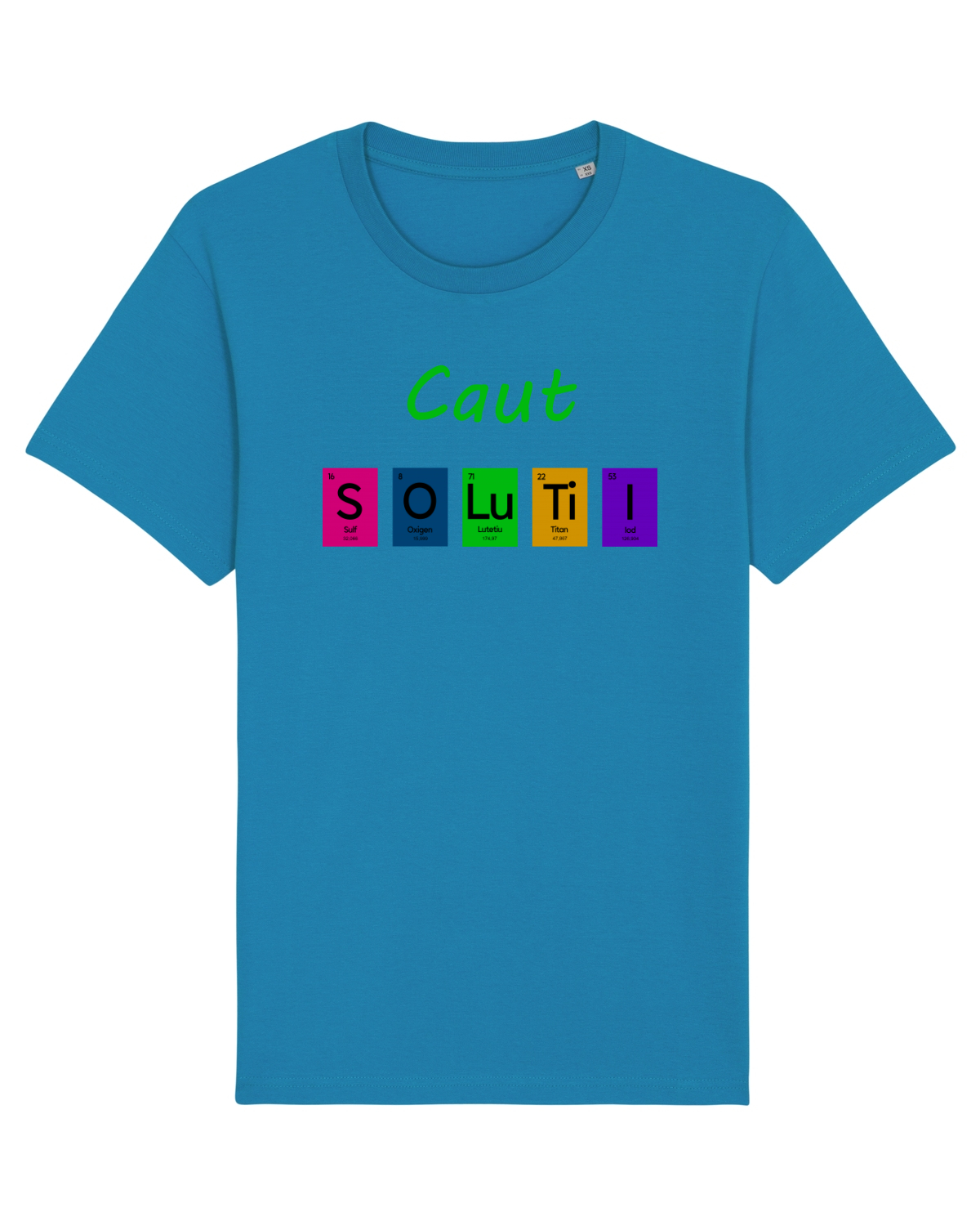 Tricou mânecă scurtă Unisex Rocker Azur