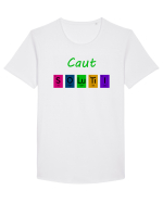 Caut Soluții Tricou mânecă scurtă guler larg Bărbat Skater