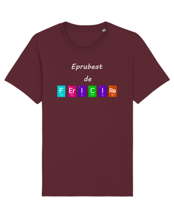 Eprubeat de fericire Burgundy