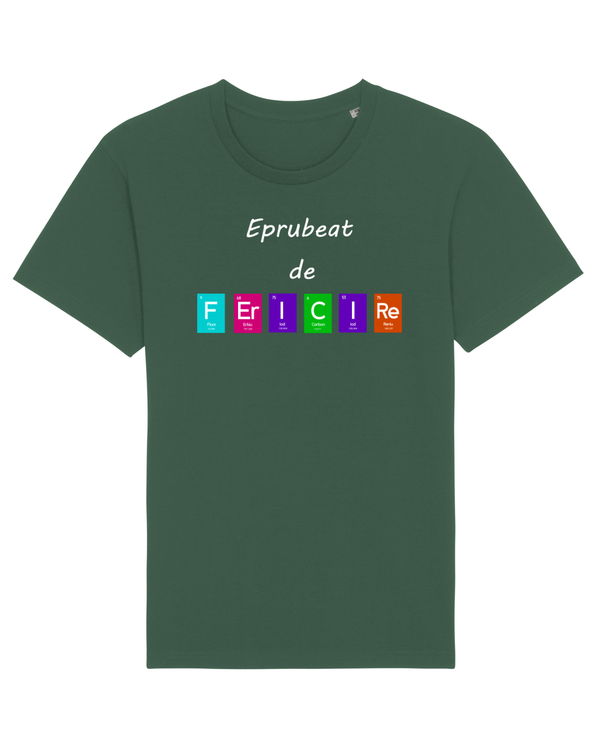 Tricou mânecă scurtă Unisex Rocker Bottle Green